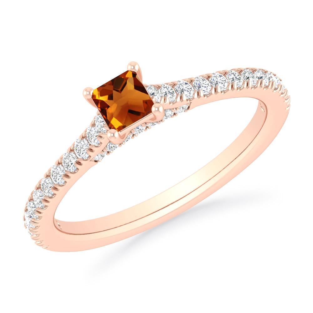 Rose Gold - Citrine