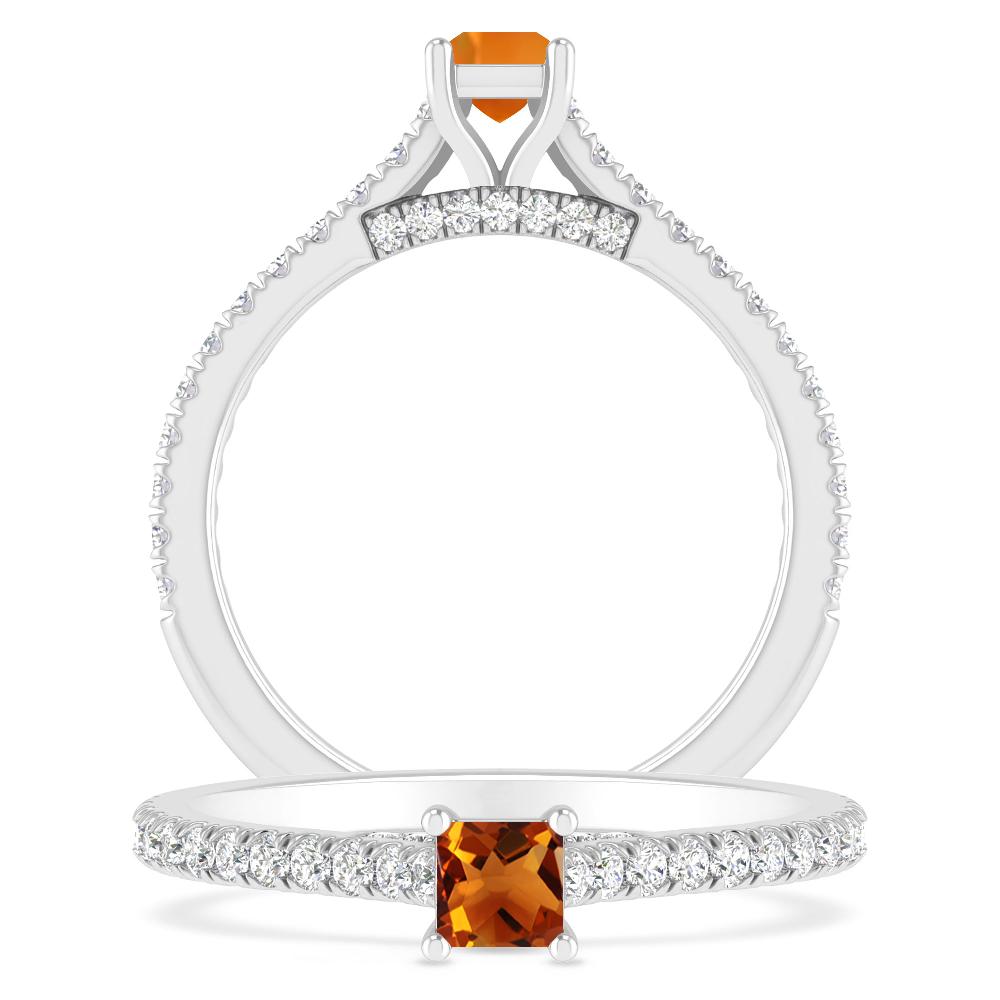 White Gold - Citrine