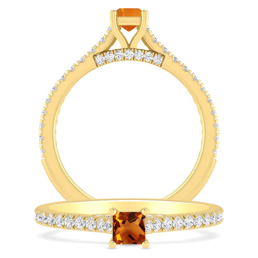 Yellow Gold - Citrine