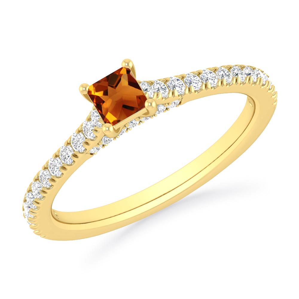 Yellow Gold - Citrine