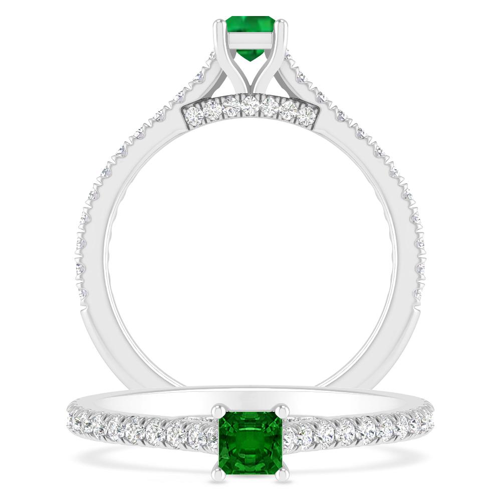 White Gold - Emerald