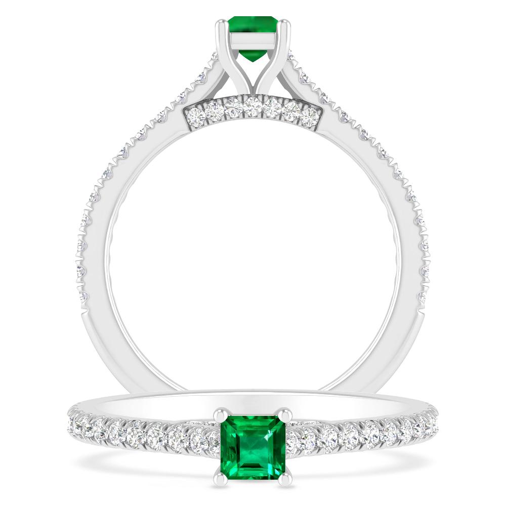 White Gold - Emerald