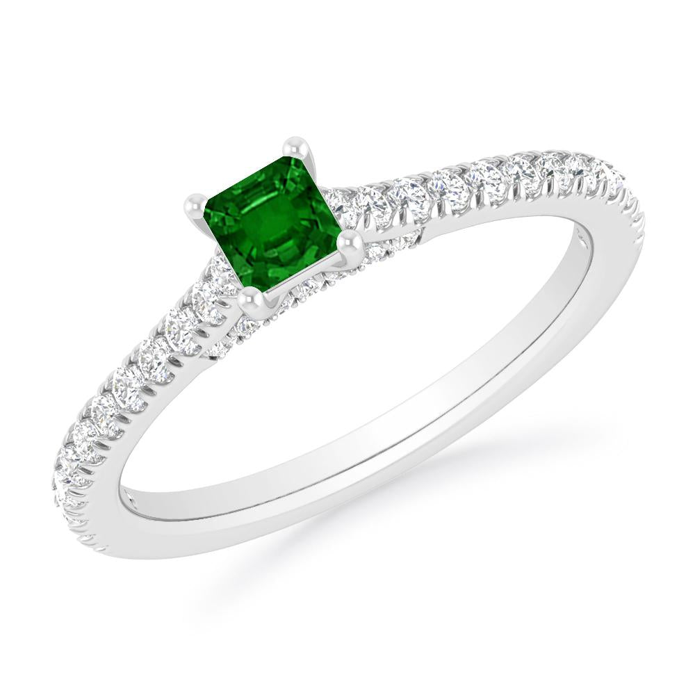 White Gold - Emerald