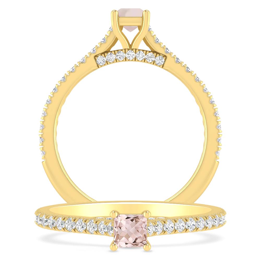 Yellow Gold - Morganite