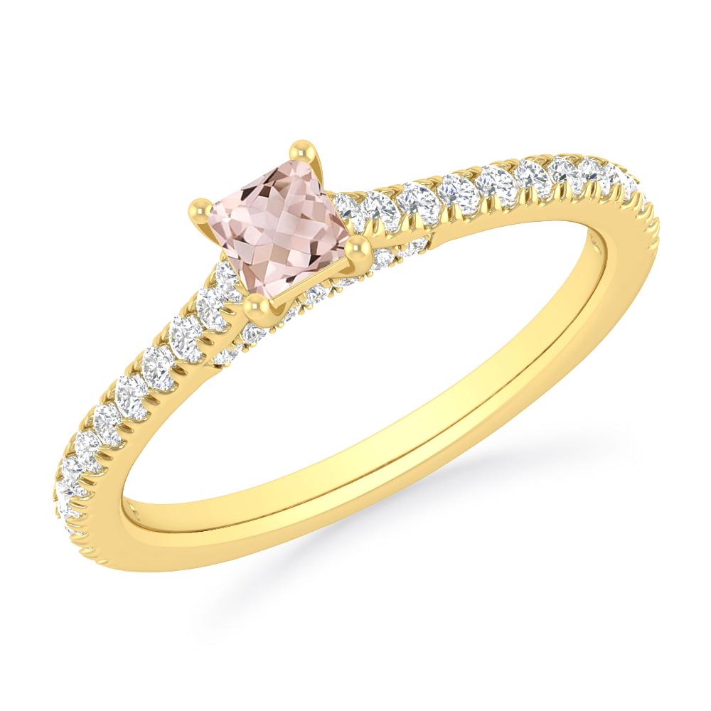 Yellow Gold - Morganite