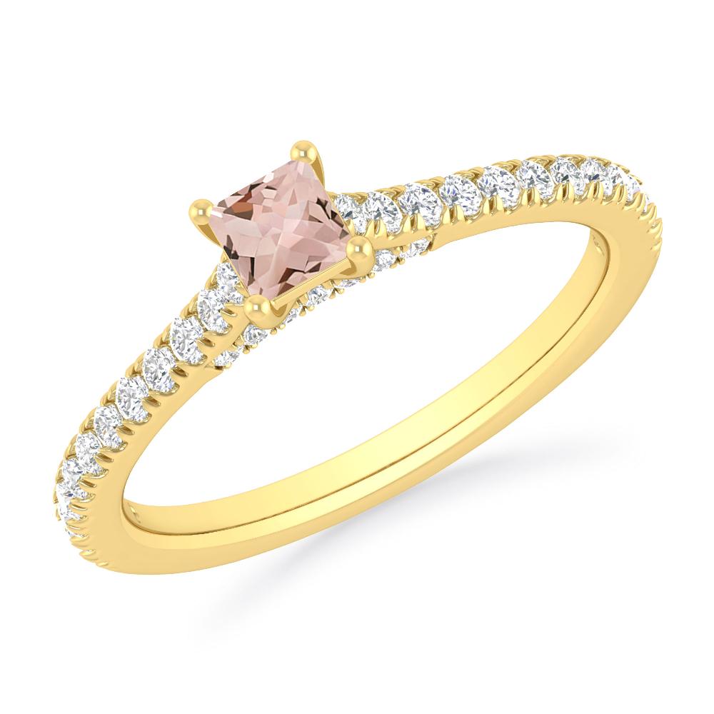 Yellow Gold - Morganite