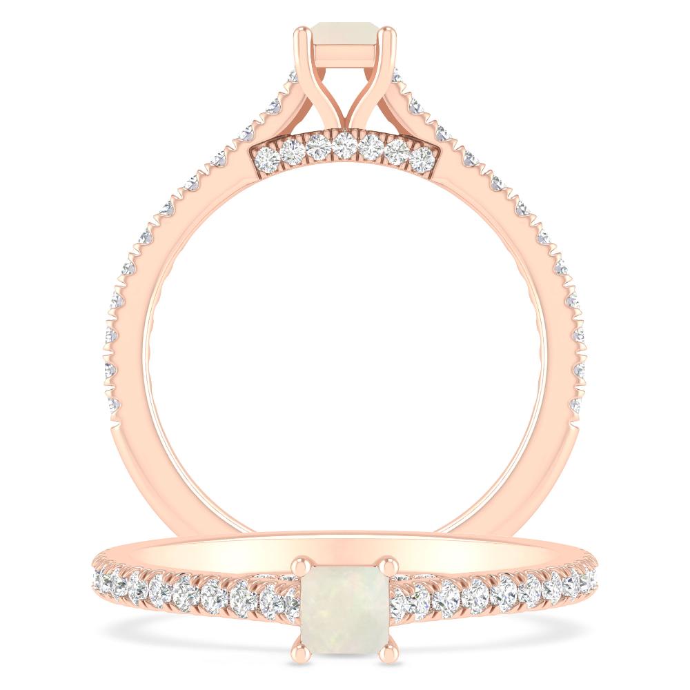 Rose Gold - Opal