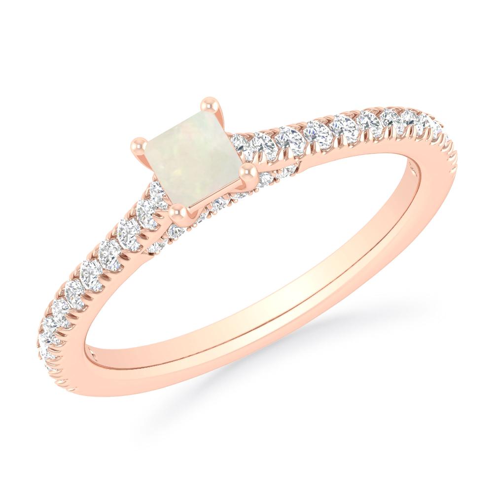 Rose Gold - Opal