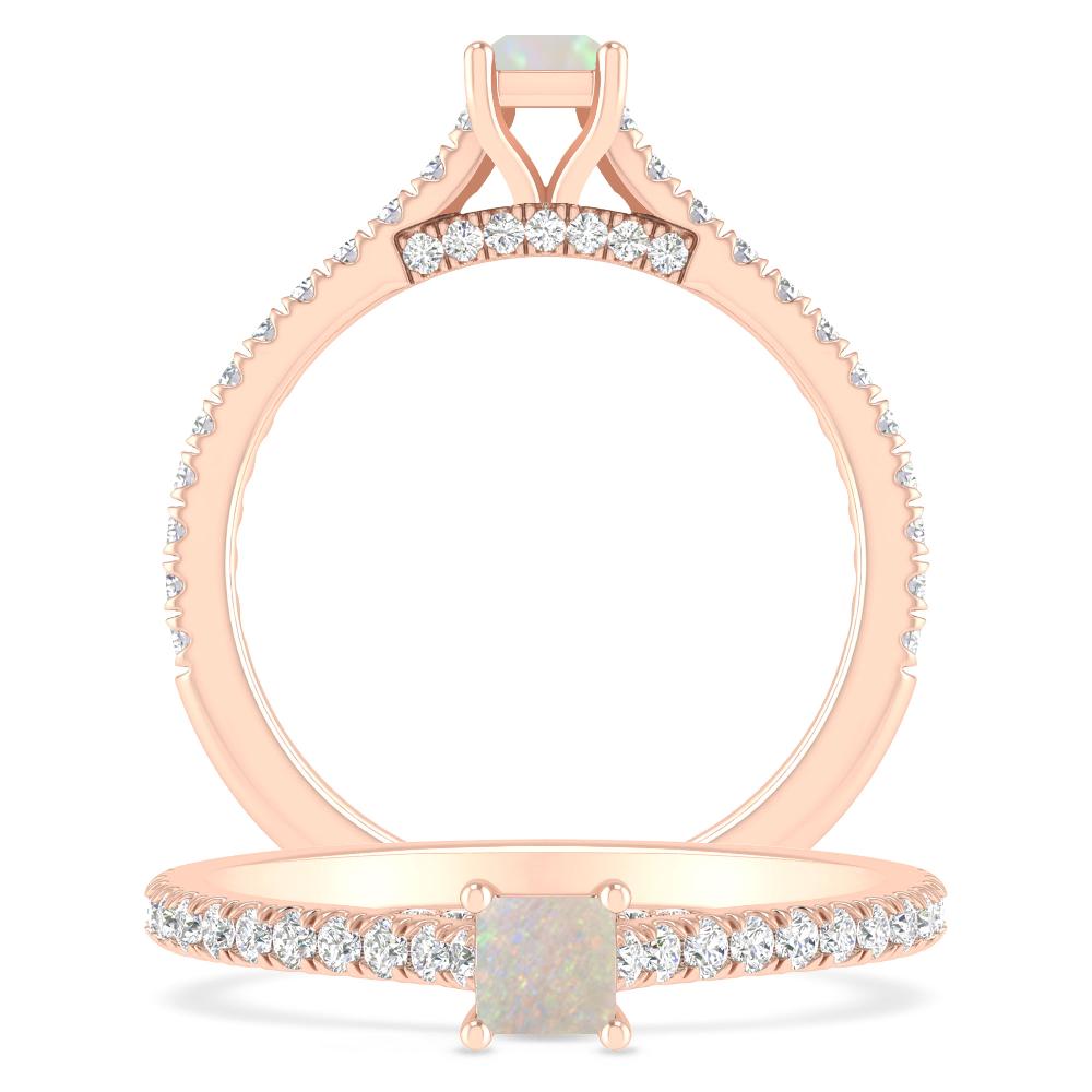 Rose Gold - Opal