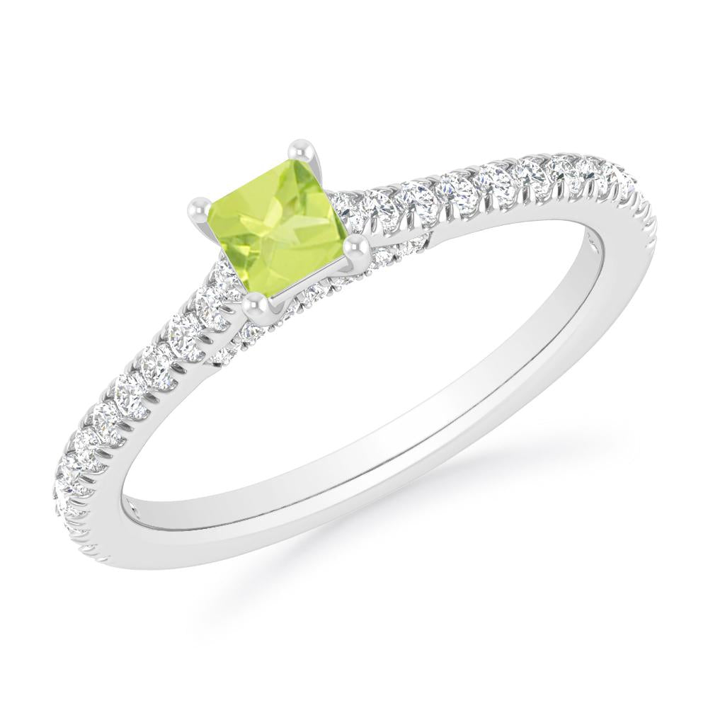 White Gold - Peridot