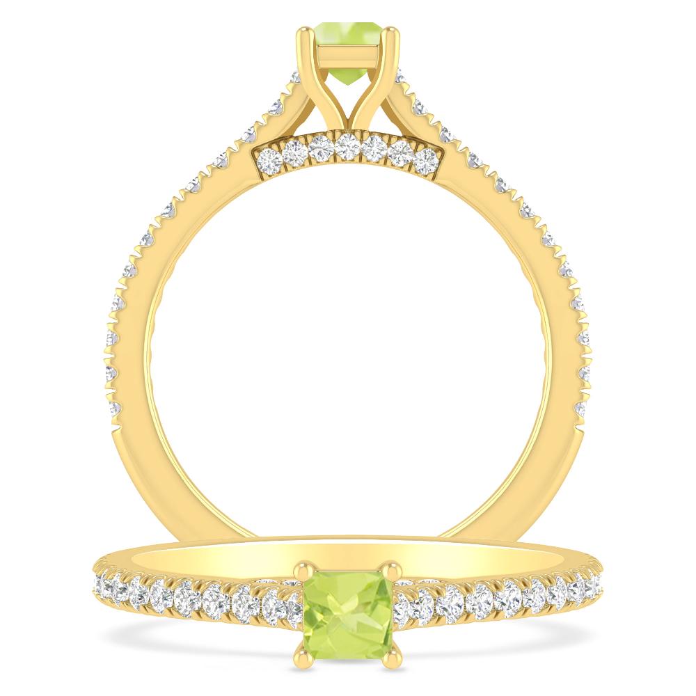 Yellow Gold - Peridot