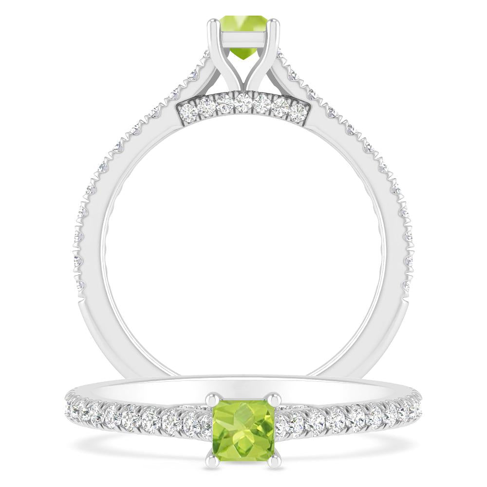 White Gold - Peridot