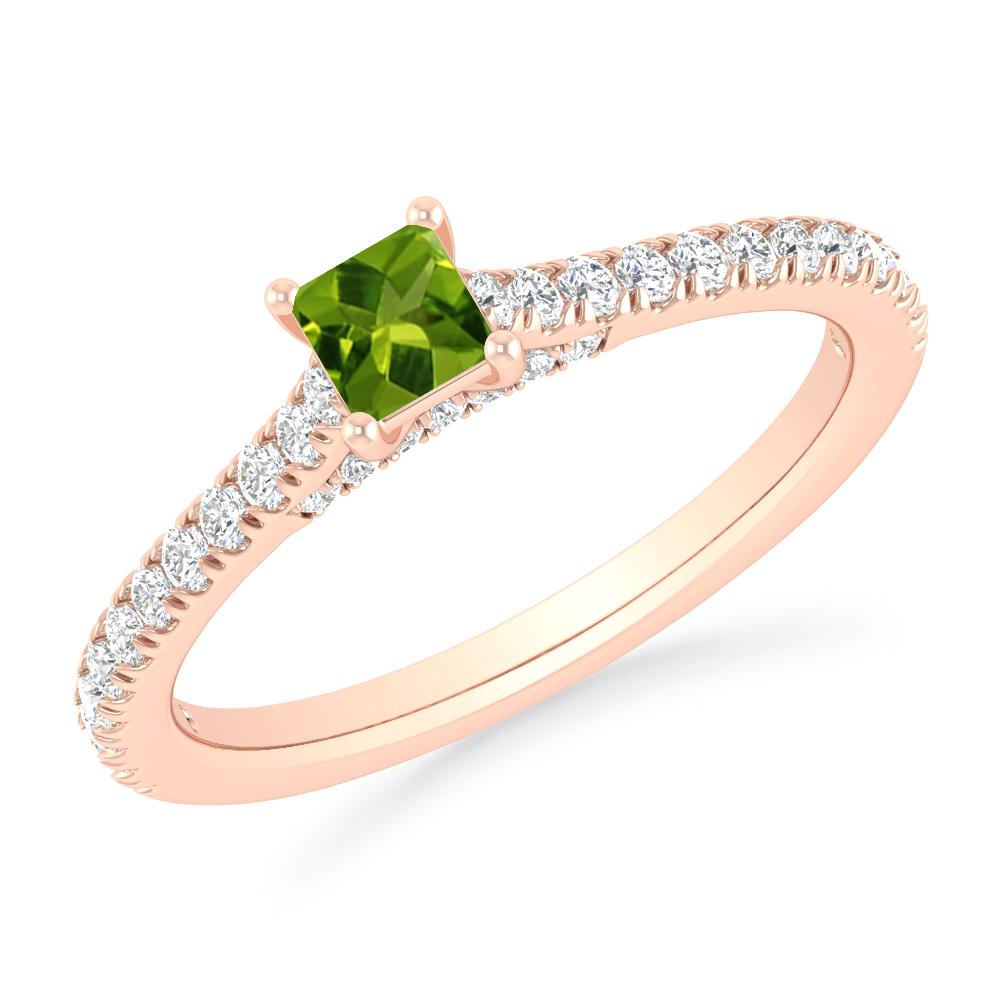 Rose Gold - Peridot