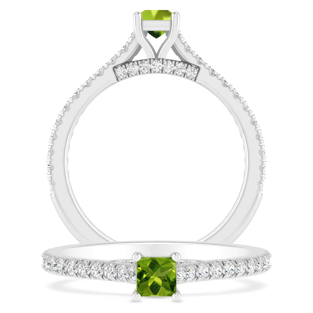 White Gold - Peridot