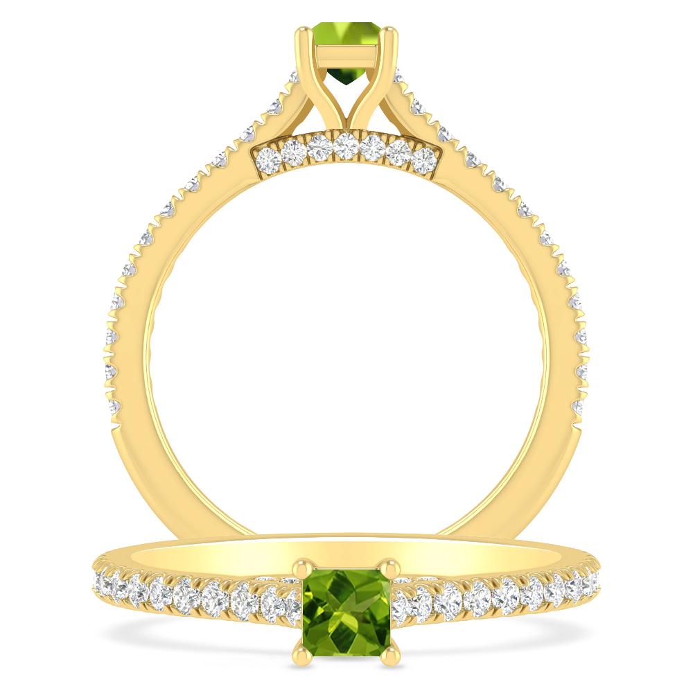 Yellow Gold - Peridot