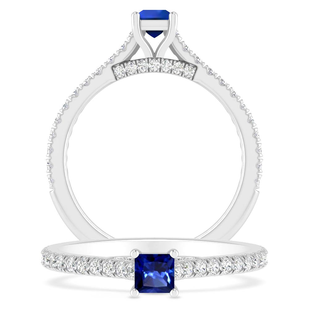 White Gold - Sapphire