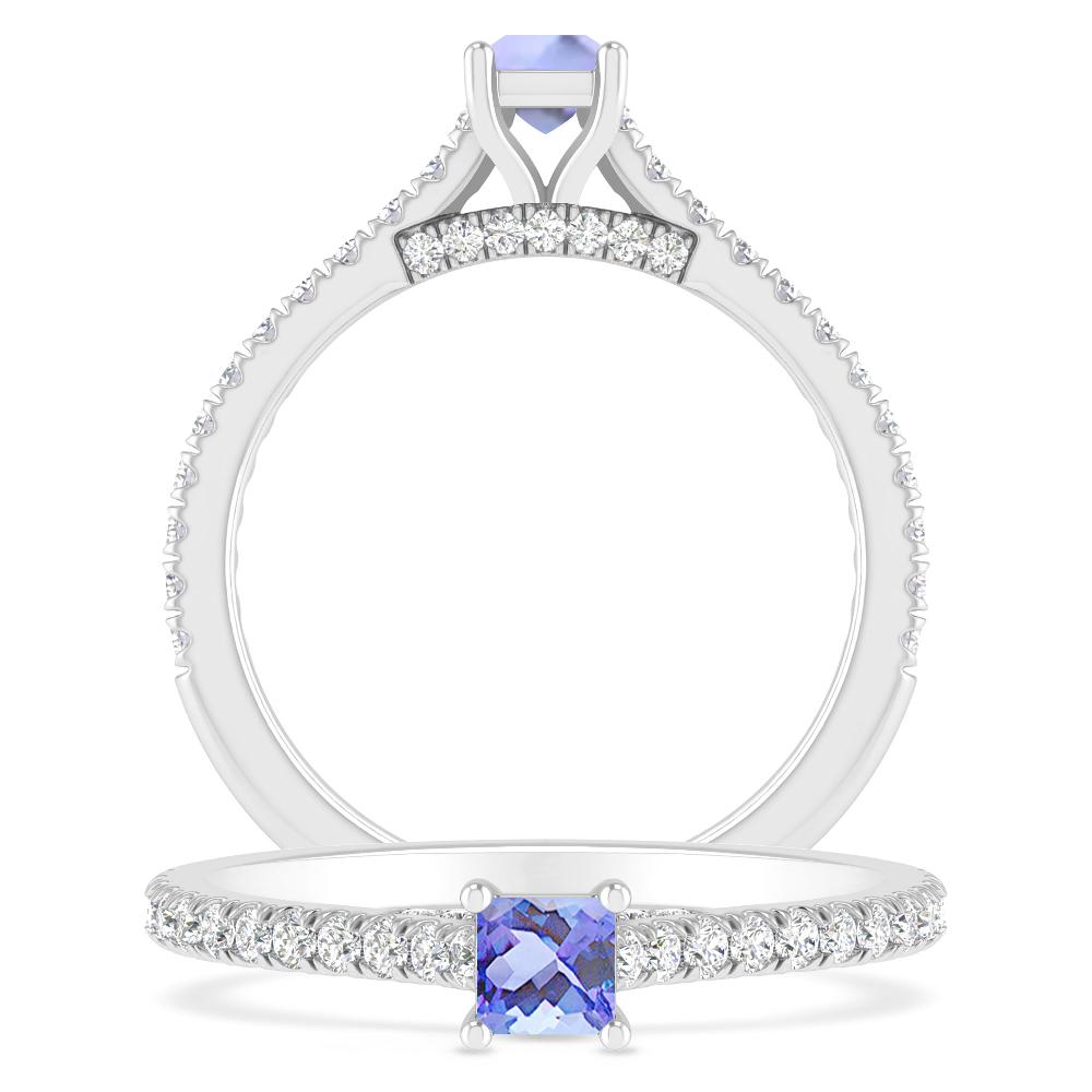 White Gold - Tanzanite