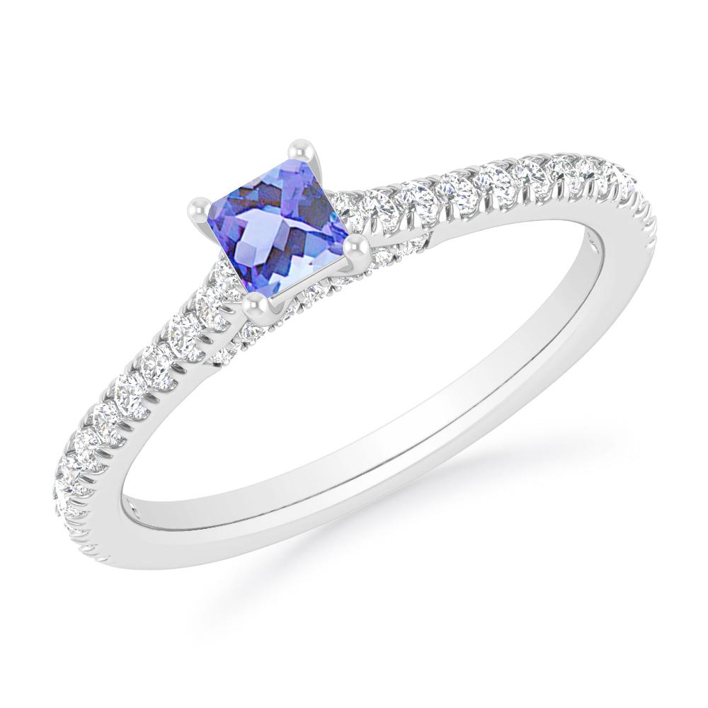 White Gold - Tanzanite