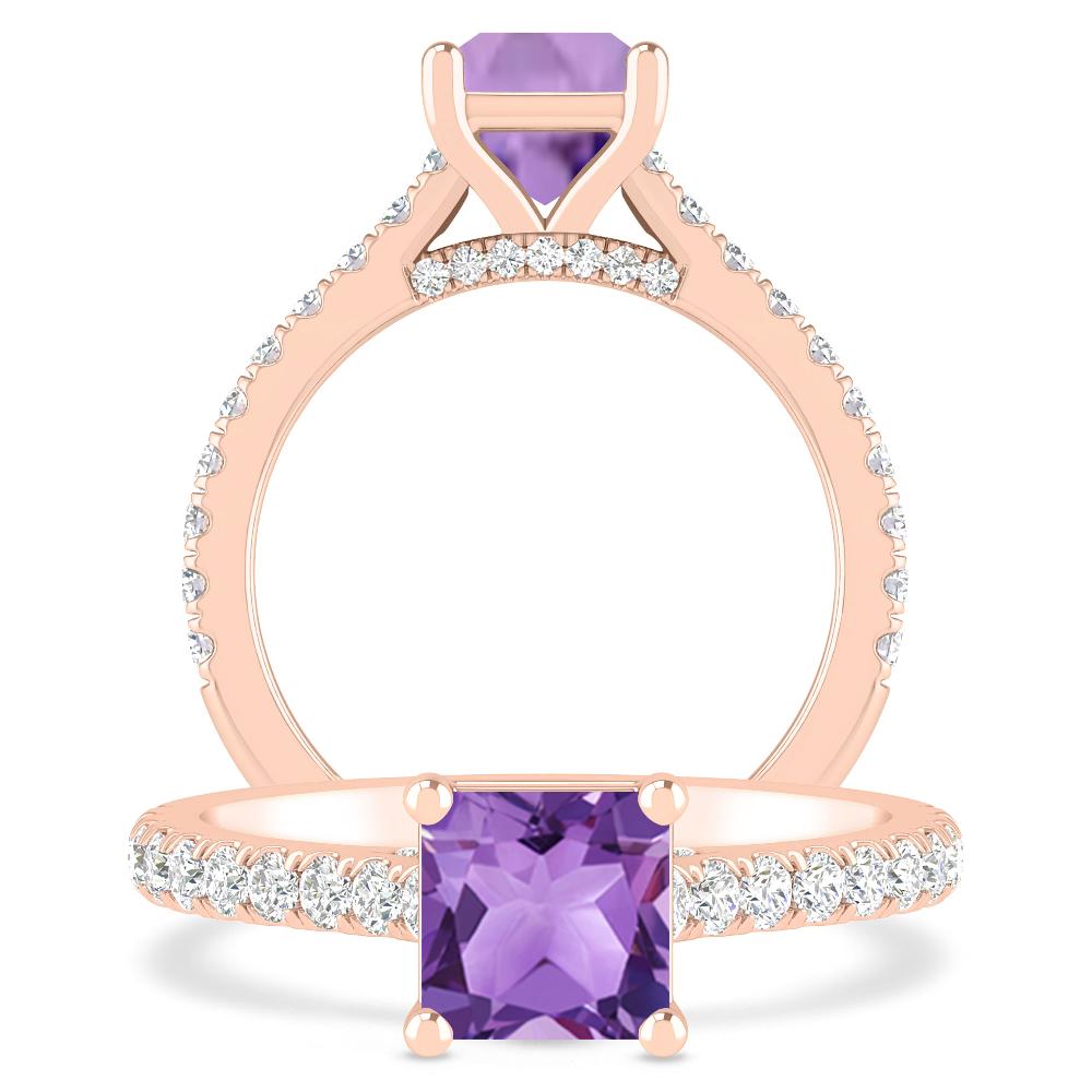 Rose Gold - Amethyst