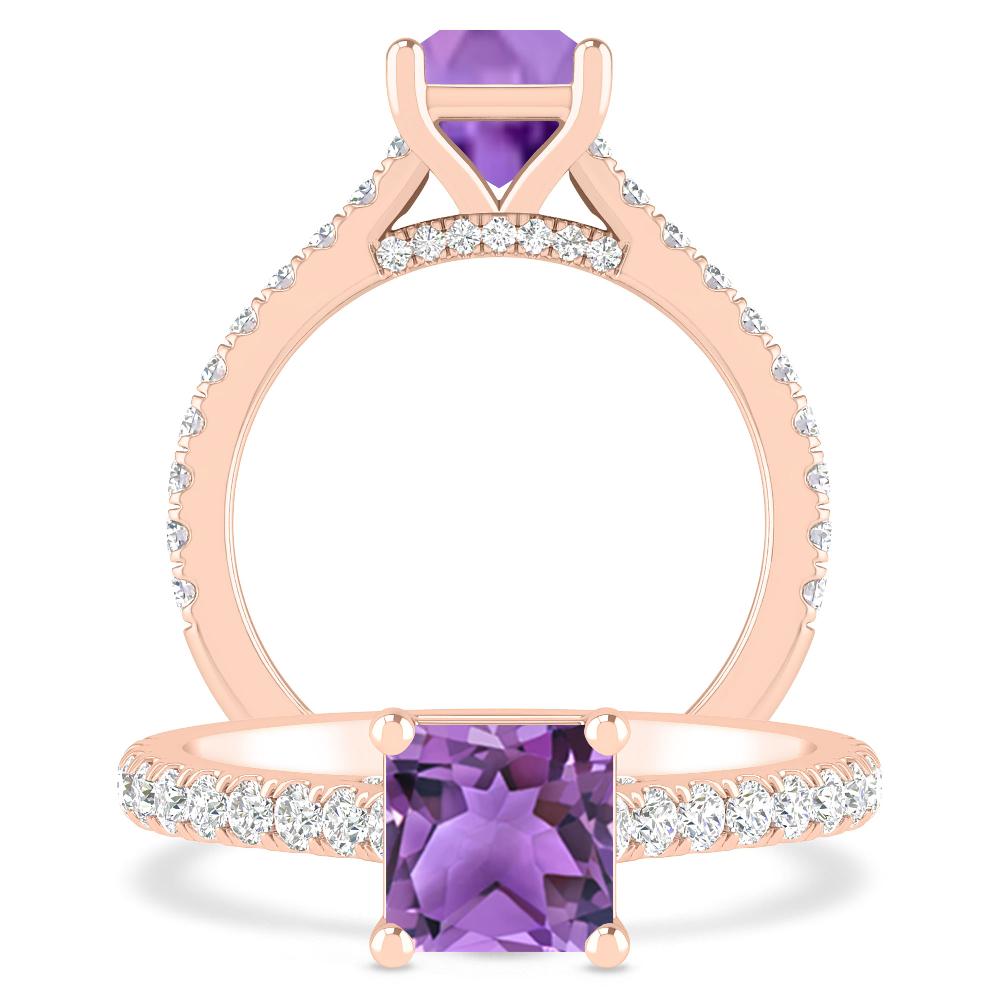 Rose Gold - Amethyst