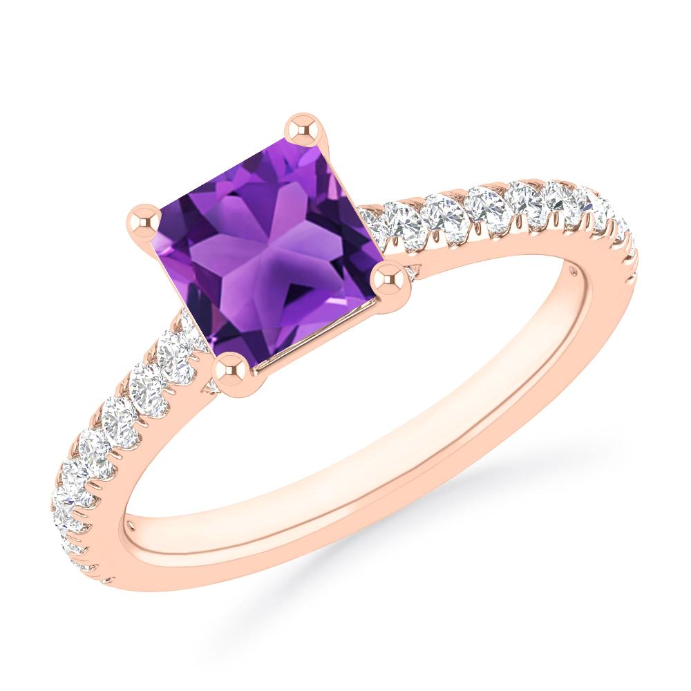 Rose Gold - Amethyst