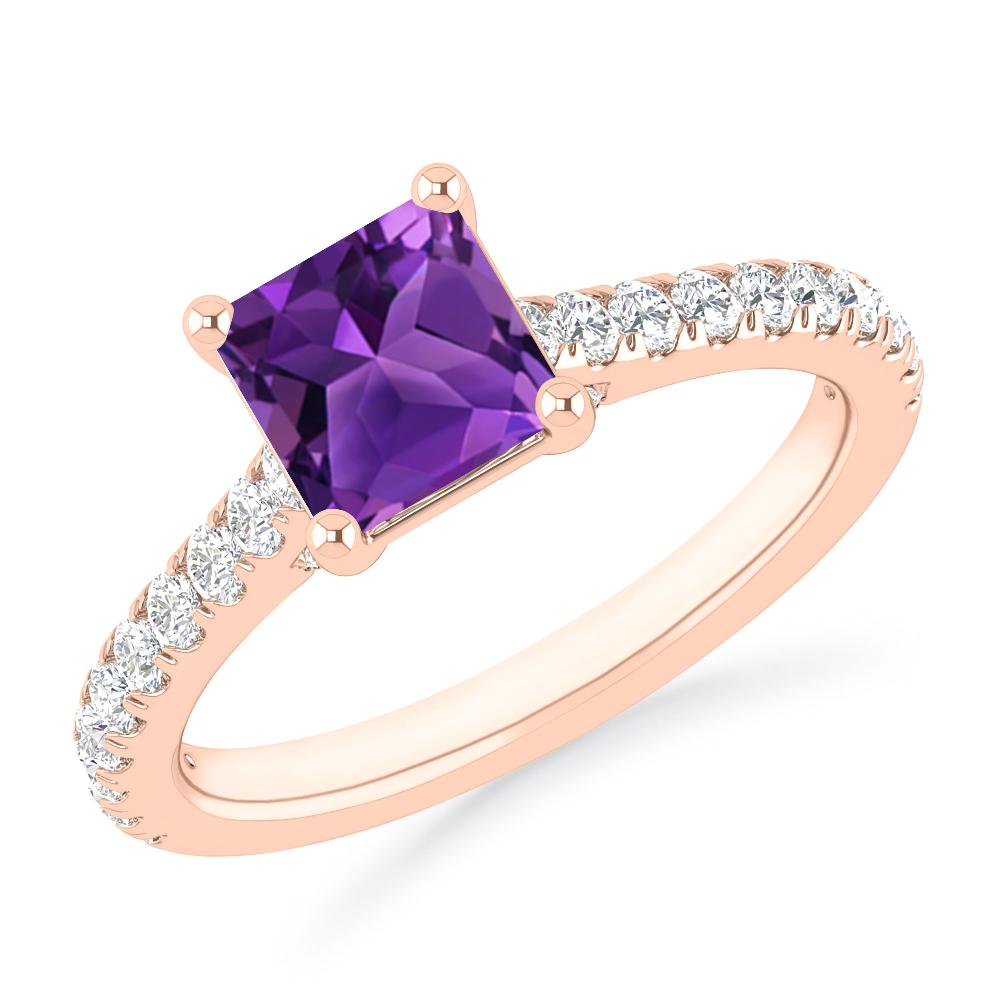 Rose Gold - Amethyst