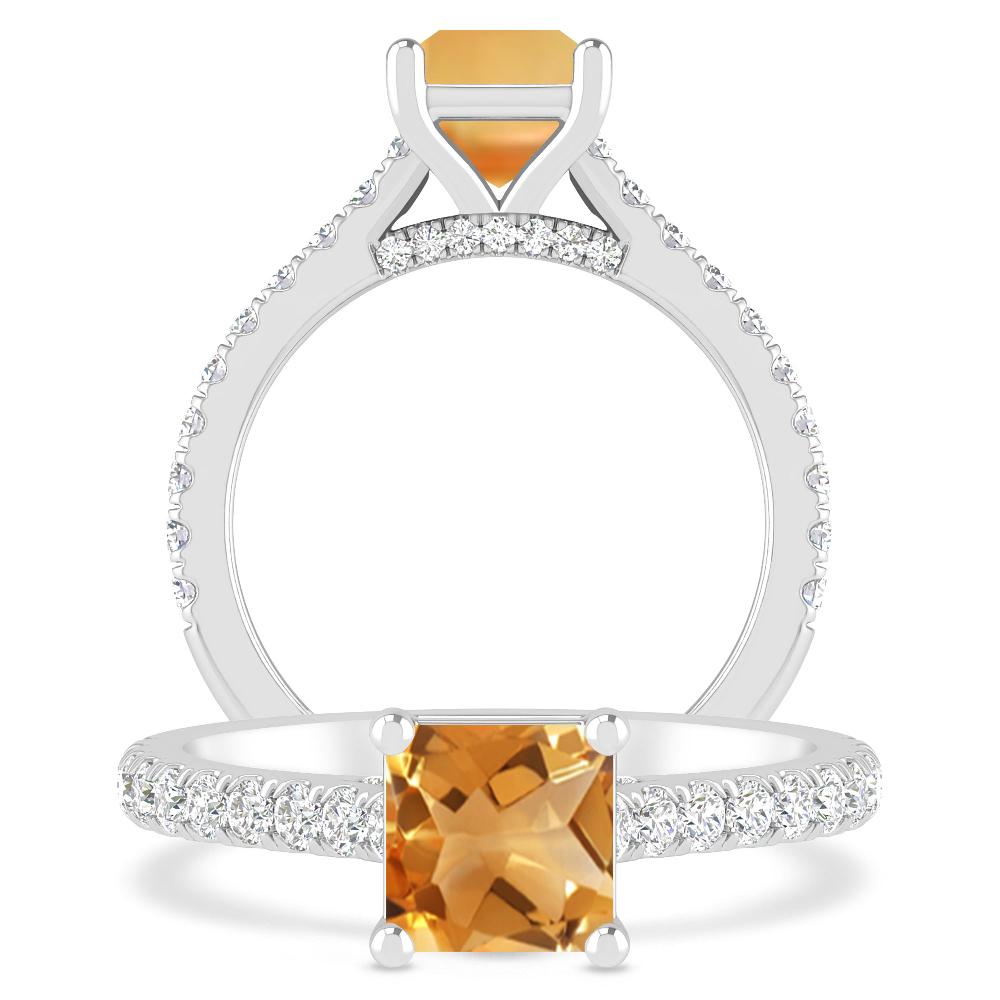 White Gold - Citrine