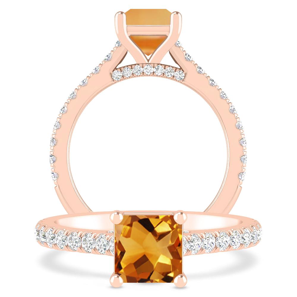 Rose Gold - Citrine