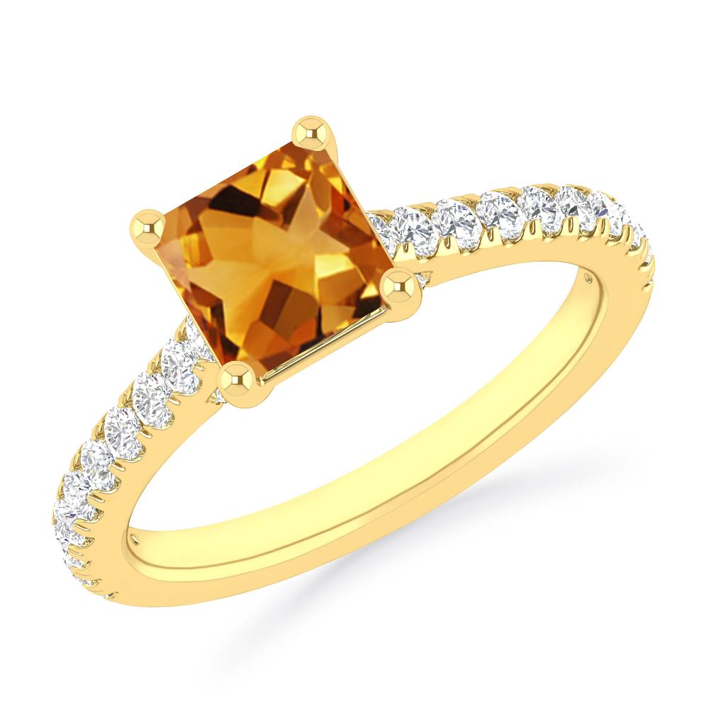 Yellow Gold - Citrine