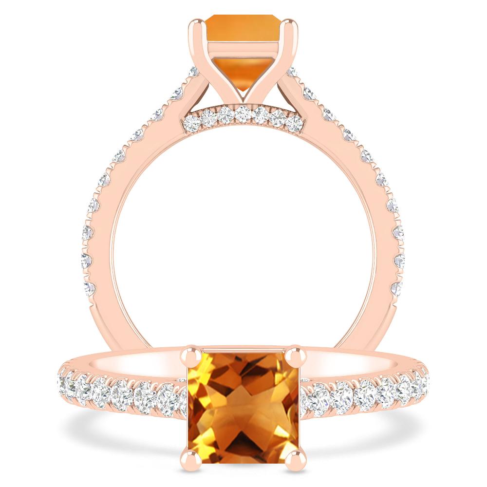 Rose Gold - Citrine