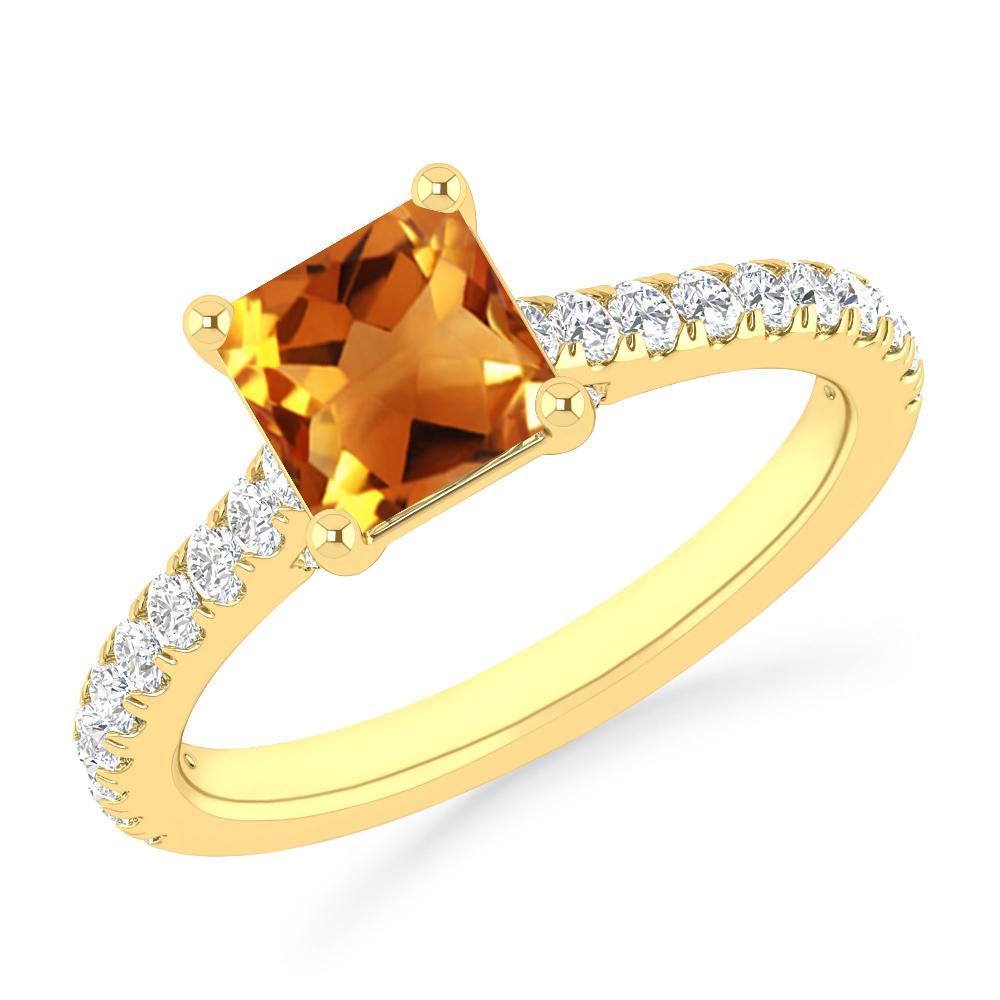 Yellow Gold - Citrine