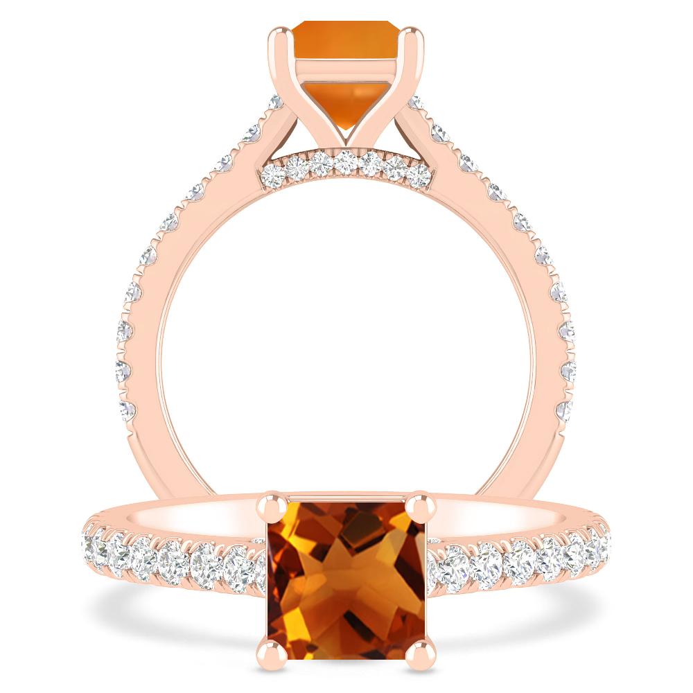 Rose Gold - Citrine