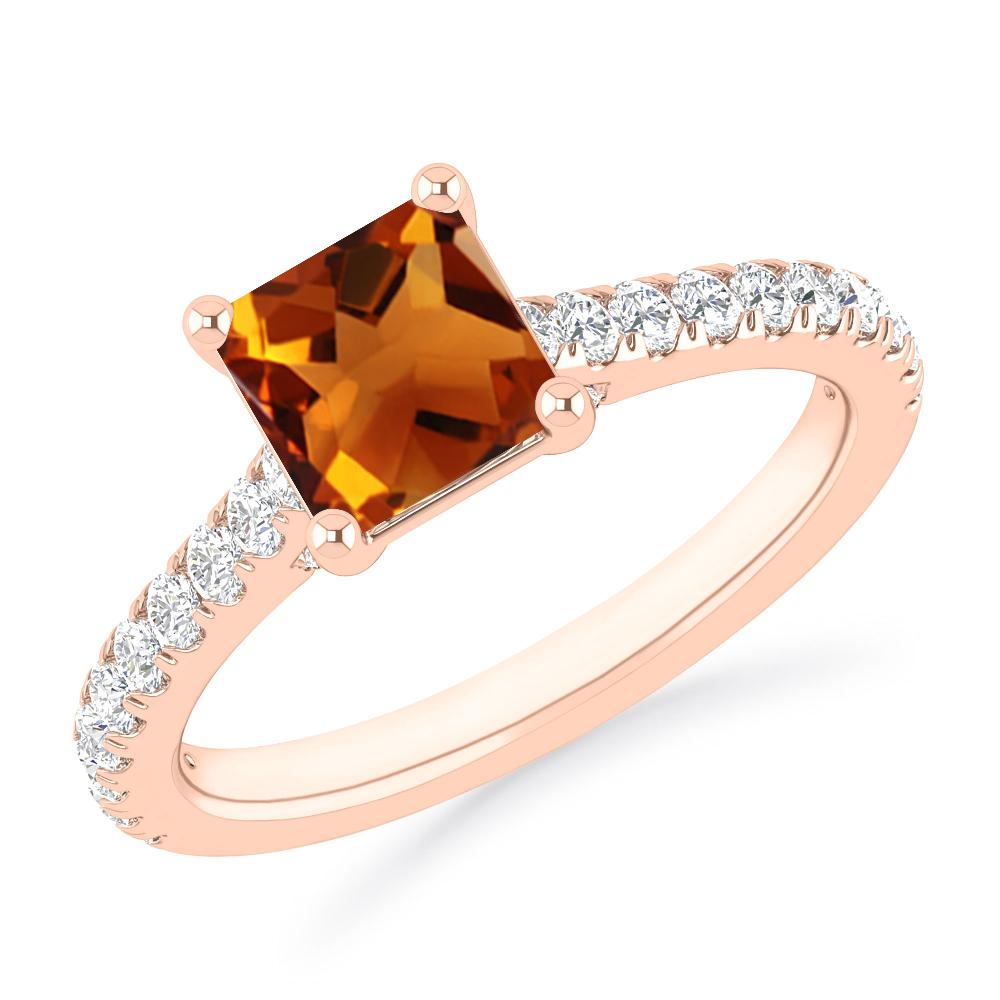 Rose Gold - Citrine