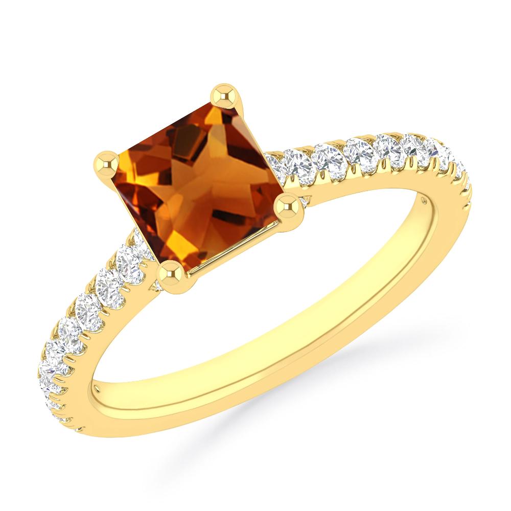 Yellow Gold - Citrine