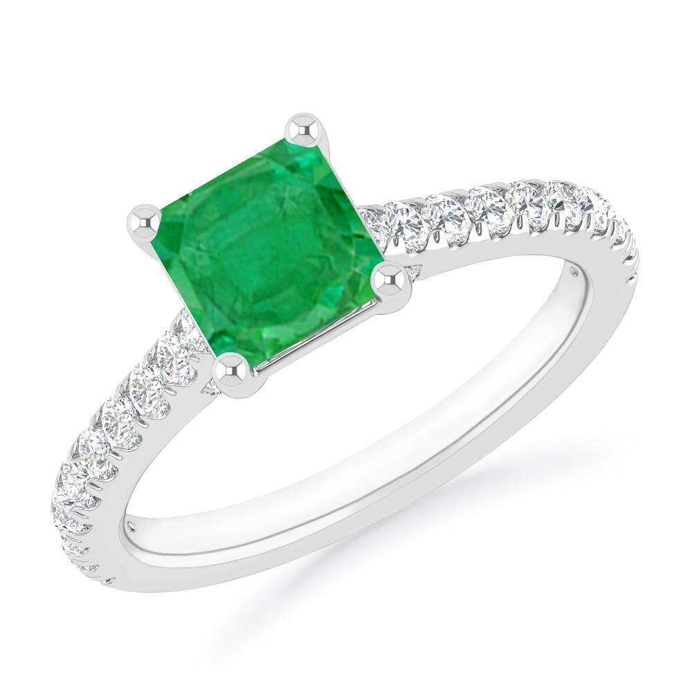 White Gold - Emerald