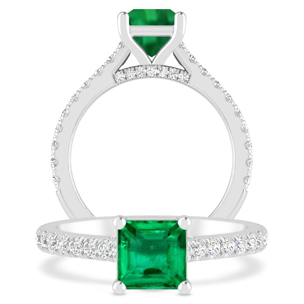 White Gold - Emerald