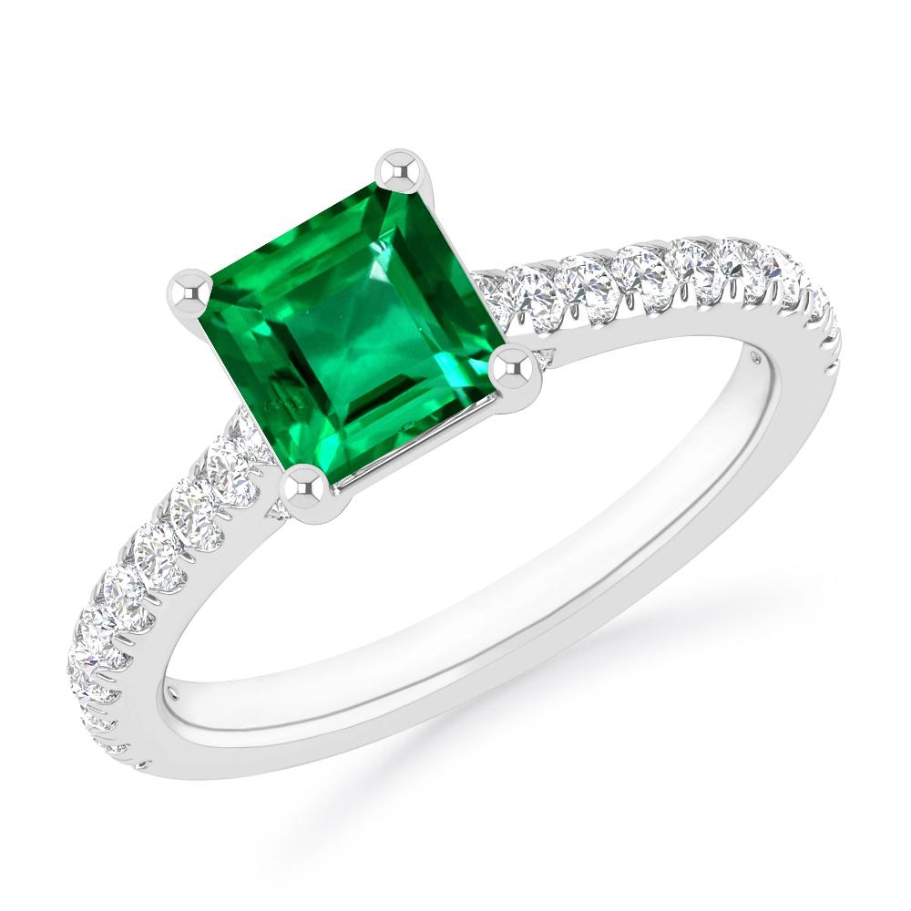 White Gold - Emerald