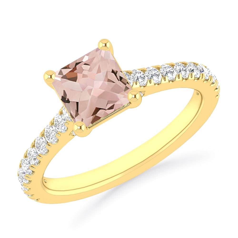 Yellow Gold - Morganite