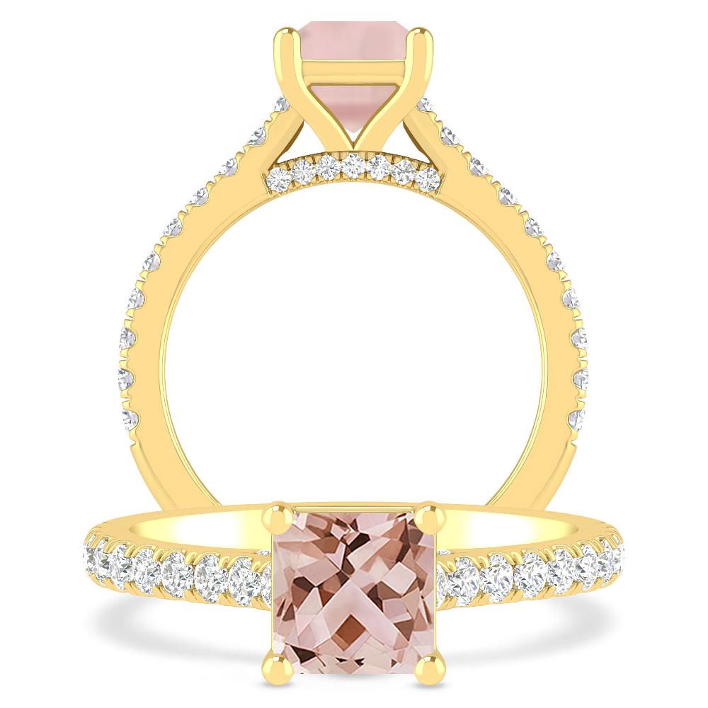 Yellow Gold - Morganite