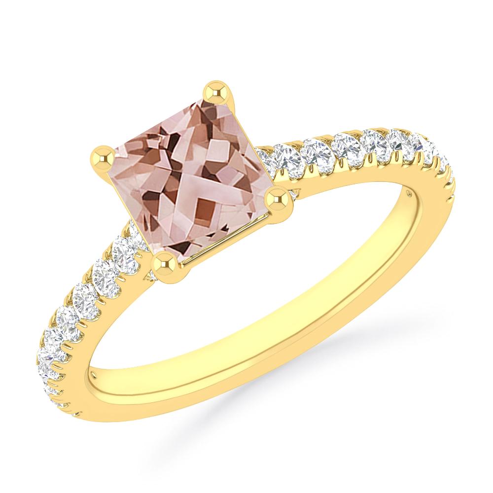 Yellow Gold - Morganite