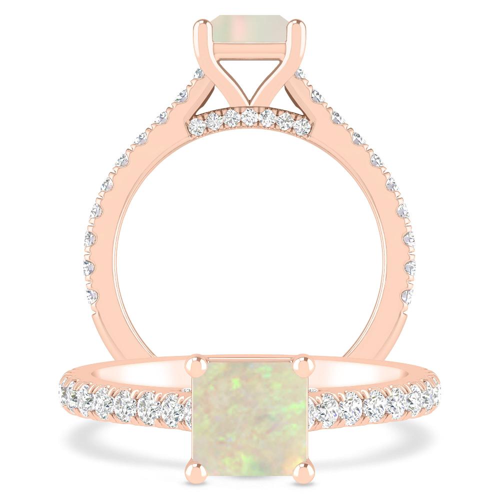 Rose Gold - Opal