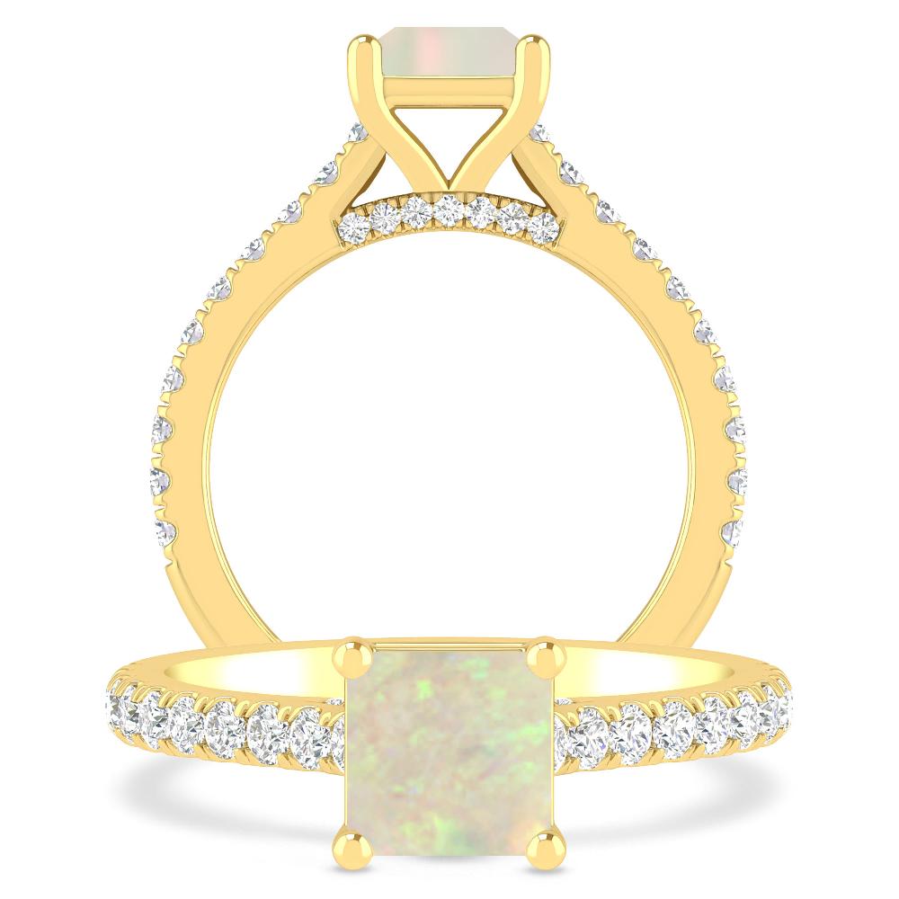 Yellow Gold - Opal