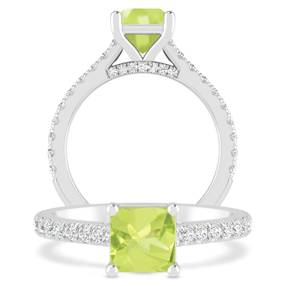 White Gold - Peridot