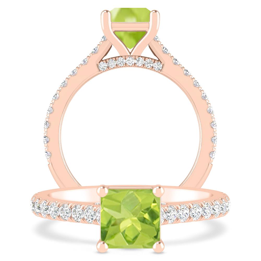 Rose Gold - Peridot