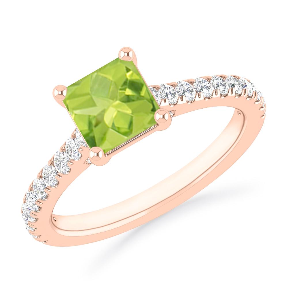 Rose Gold - Peridot