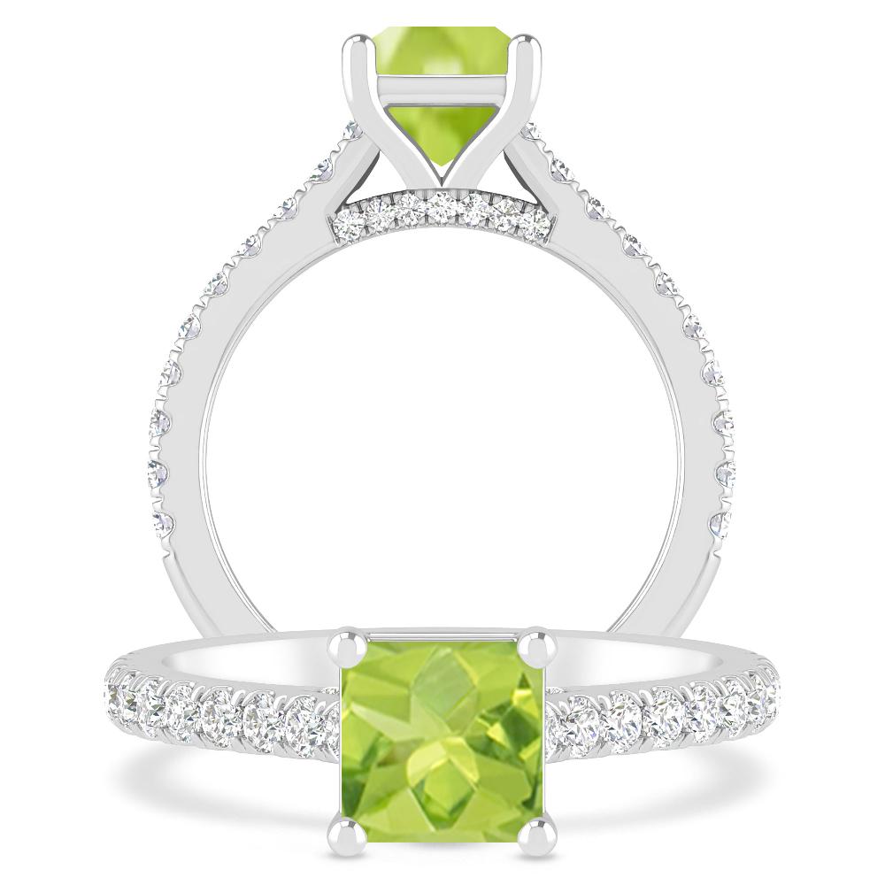 White Gold - Peridot