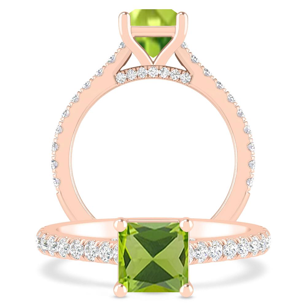 Rose Gold - Peridot