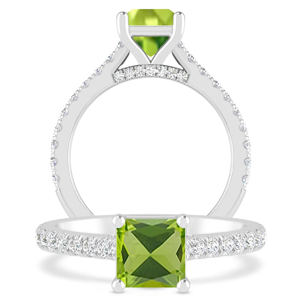 White Gold - Peridot