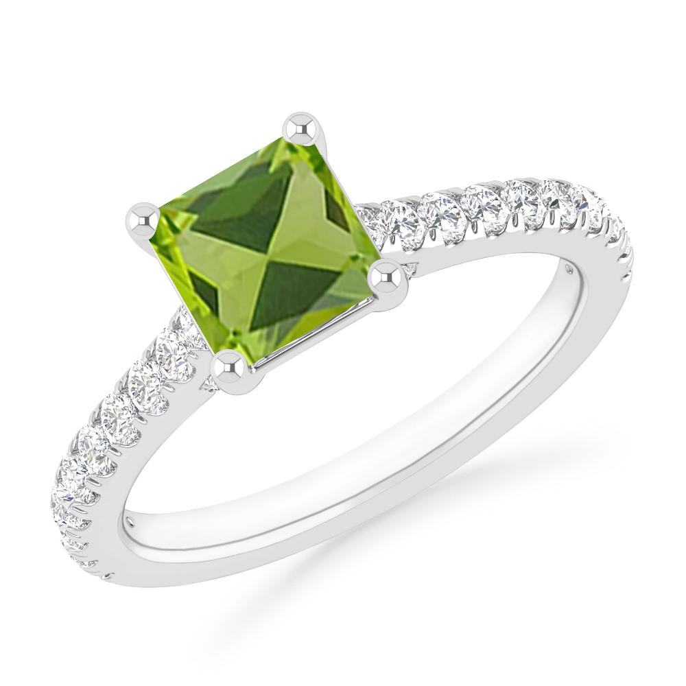 White Gold - Peridot