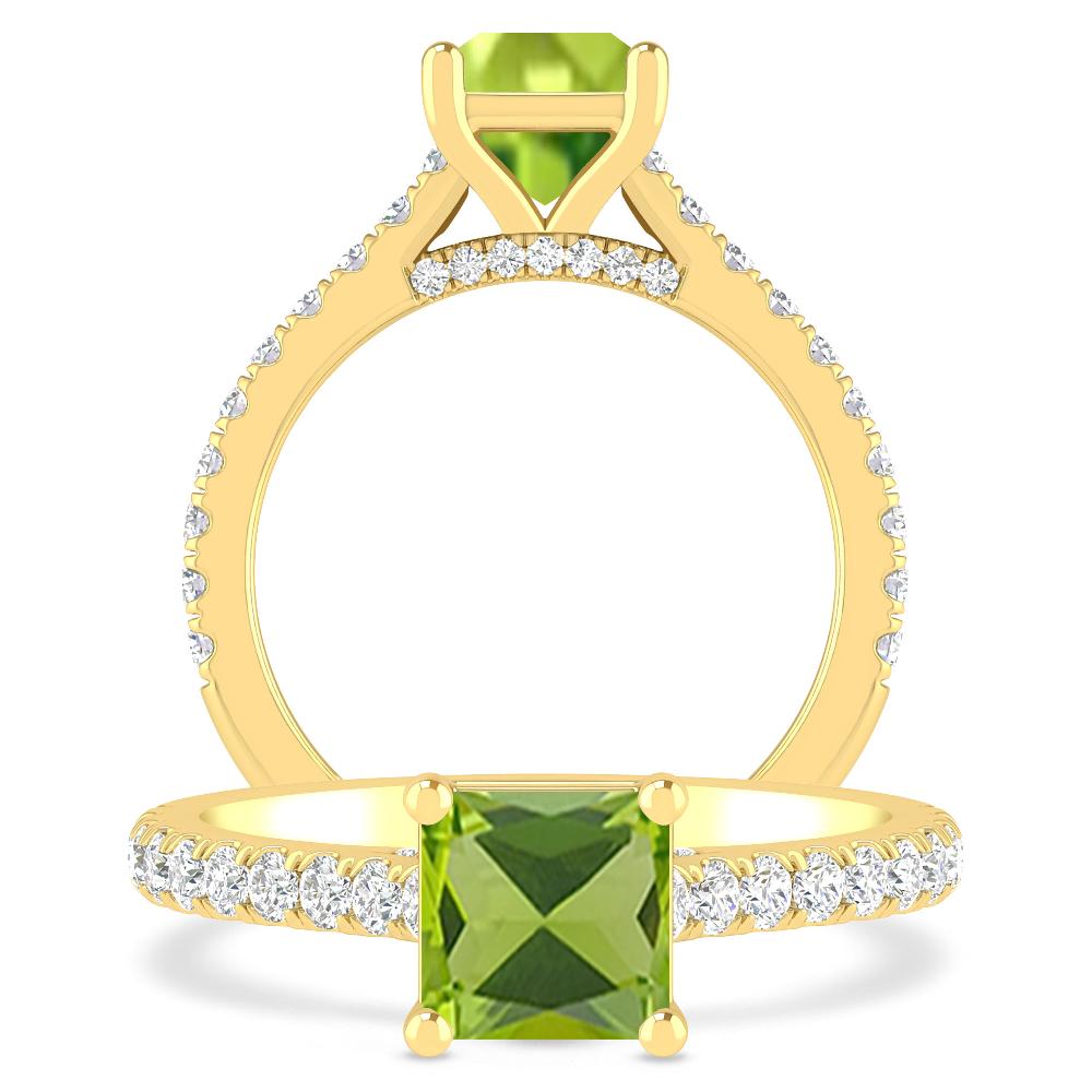 Yellow Gold - Peridot